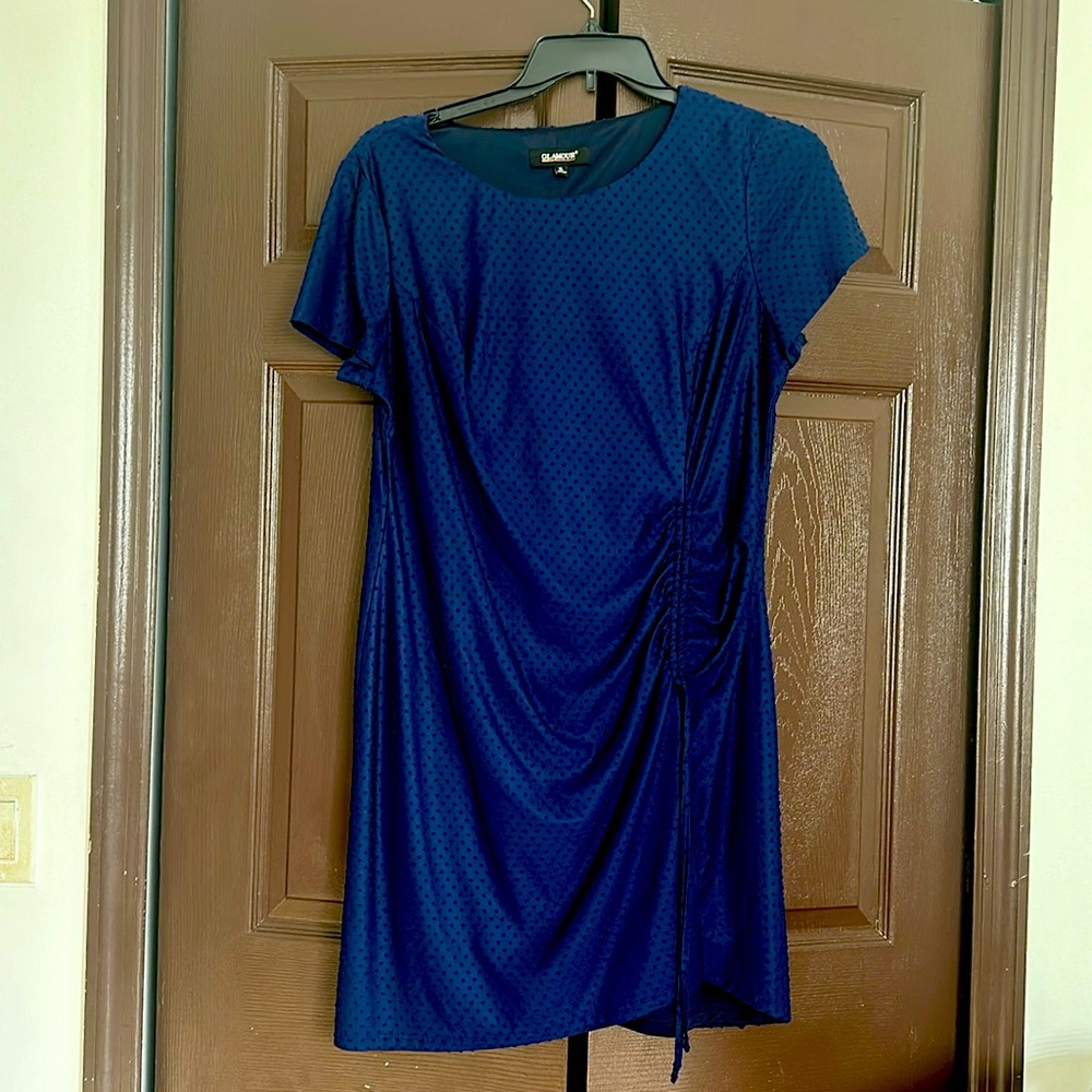 Navy blue cocktail dress size XL